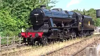 LMS Stanier Class 8F 48305 Steam Locomotive - Great Central Railway, 9th August 2022