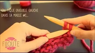 Tricot - Rabattre les mailles (faire les finitions)