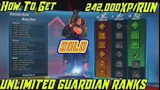 *BEST* Borderlands 3| How To get UNLIMITED Xp And Gaurdian Ranks GLITCH(SOLO) *After Patch*