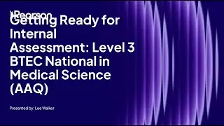 Internal Assessment: BTEC National (AAQ) in Medical Science
