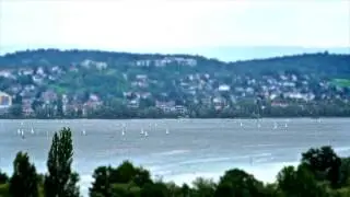 Laser Regatta &Uuml;berlingen, Sonntag 1. Lauf Upwind Timelapse