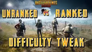 Ranked vs Unranked (Quads) Difficulty Tweak | PUBG Mobile 