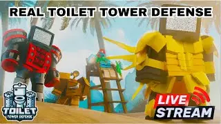 REAL TOILET TOWER DEFENSE LIVE | GIVEAWAYS |  FOOD CRATE UPDATE!!!#toilettowerdefense #roblox #ttd