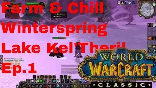 Farming in Winterspring - Lake Kel'Theril - part I,  Wow Classic, Nightelf Hunter, with Chill Music