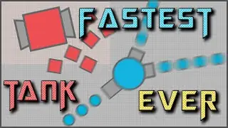 Diep.io - FASTEST TANK EVER // Racing Around Enemy Base
