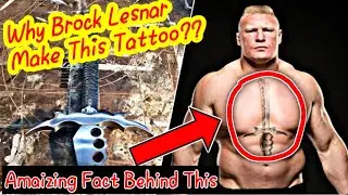 Kya Reason Hai Brock Lesnar k Sword🗡️Tattoo K peechy!?What Does Brock Lesnar's Sword🗡️Tattoo Means??