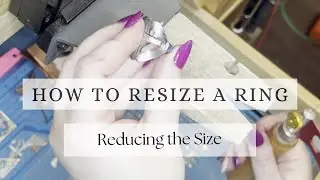 How to Resize a Sterling Ring Smaller | Silversmith Tutorial