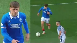 Mikey Moore First Debut For Rangers VS Alloa Athletic
