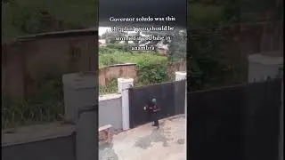 Governor Soludo's security outfit, Udogachi', was caught on video breaking into someone&rsquo;s compound