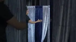 Using Premium Velvet fabric for your backdrop