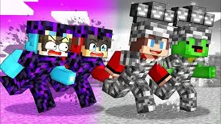 WITHER ARMOR SPEEDRUNNER против CASH & NICO WITHER SHTORM Hunter - и Майки в Minecraft Maizen!