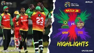 Highlights | Guyana Amazon Warriors vs Trinbago Knight Riders | CPL 2023