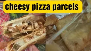 pizza parcels | pizza Box petty | cheesy patties