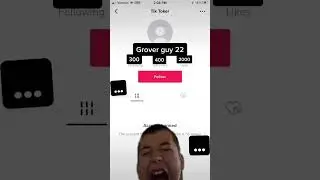 Nooooooooooo!!!!!! Grover guy 22 got banned! #bannedtiktok #grover #sad