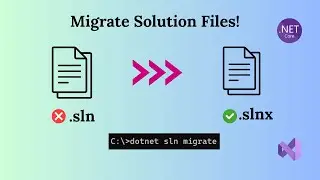 How to Migrate Solution File From .sln to .slnx Format | Step-By-Step Tutorial