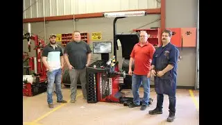 New Wheel Alignment equipment at Portage Collegiate Institute