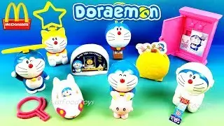 2019 DORAEMON McDONALD'S HAPPY MEAL TOYS FULL SET 9 KIDS JAPAN ASIA COLLECTION UNBOXING REVIEW