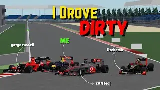 being the dirtiest driver known to man kind!#formula1 #robloxracing #robloxf1 #roblox