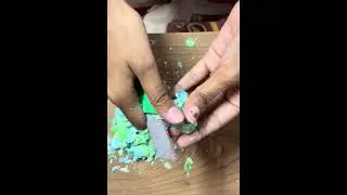 Recycle soap ball !!! #asmr #satisfying #justsoaps #rainbowsoap