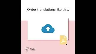 The easiest way to order your translation projects!