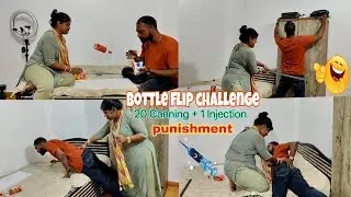 Bottle Flip Challenge Gone Wrong 😱 | 20 Cans + 1 Injection Punishment
