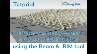 Creating a truss from scratch with the PlusSpec Pro or PlusDesignBuild beam tool