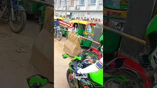 Girls Reaction😍 #zx10r #zx6r #automobile #girls #reactions #superbike #bike