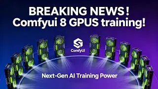 8 GPUS training in Comfyui? Comfyui integration for Diffiison pipe! Includes monitoring interface!