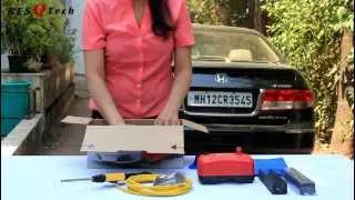 ResQTech Red Submersible Rechargeable Battery Car Washer