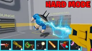 Can I Survive Barry's Prison Run HARD MODE with All Weapons?