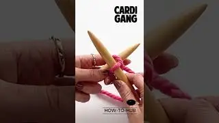 How To Cast On | Learn To Knit With Cardigang
