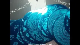 Nicole Diary Circle Plate Swatches