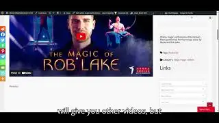 How to list your online magic performances