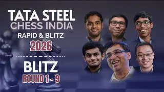 TATA STEEL CHESS INDIA 2026 | BLITZ | ANAND-ERIGAISI-WESLEY SO- SARIN-GUJRATHI-PRAGGNANANDHA