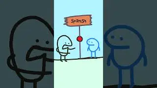 spanish button 😆 #shorts #animation #funnyshorts