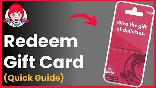 How To Redeem Wendy's Gift Card !