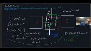 How does the electric generator work? Algebra-based physics