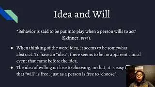 About Behaviorism: Chapter 4, Operant Behavior