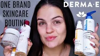 ONE BRAND SKINCARE ROUTINE Derma e | #SkincareSundays