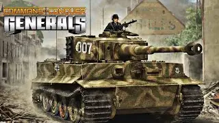 Germany + V 1 Strike vs United States (MOD WW2) C&C Generals Zero Hour