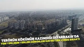 Diyarbakır'ın Metropolleri Aratmayan Lüks Yapıları Havadan Görüntülendi