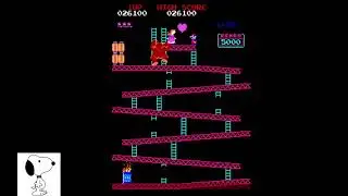 Donkey Kong (No Hammer Challenge) (76,700) [MAME]