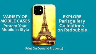 ✨ Stylish Mobile Case Designs 2025 | Parisgallery on Redbubble