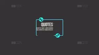 Quote Titles After Effects Template