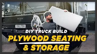 DIY Camper Build | 3 types of PLYWOOD & Building our Huge U Shaped Couch