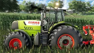 Claas Atles 900RZ Serie Test with Heavy trailer, Cultivator & Plow in the MUD (Farming Simulator 19)