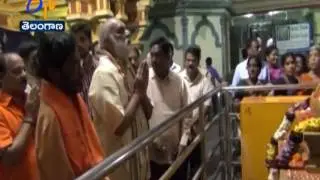 Director Ragavendra Rao Visits Badradri Temple