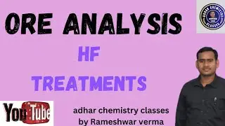 ore analysis|| Hf treatment|| fe ore analysis || pure silica dioxide analysis||