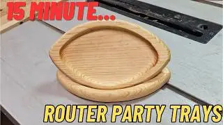 Making a Beginner Wooden Router Tray in 15 Minutes!!