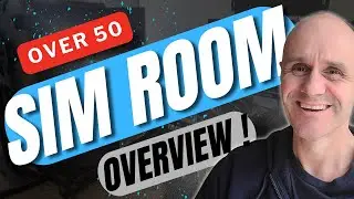 ⚡️Over-50 Sim Room Overview | Flight and Racing Setup⚡️